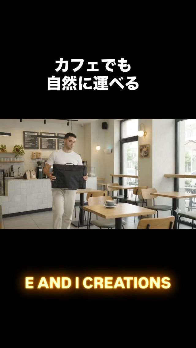 いつものカフェに、モニターごと
