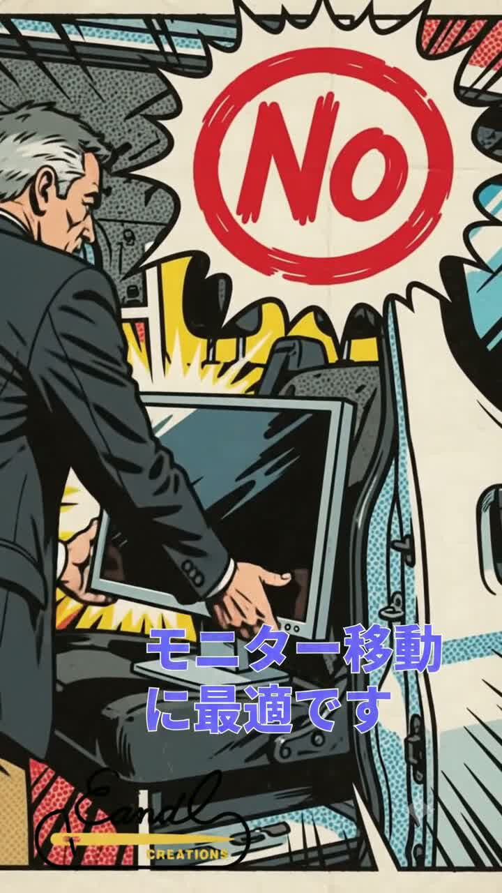モニター、そのまま積んでませんか？